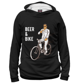 Худи для девочек Велосипед и пиво