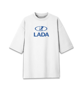 Женская Хлопковая футболка оверсайз LADA