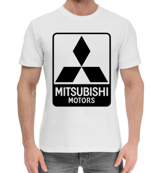 Мужская Хлопковая футболка MITSUBISHI MOTORS