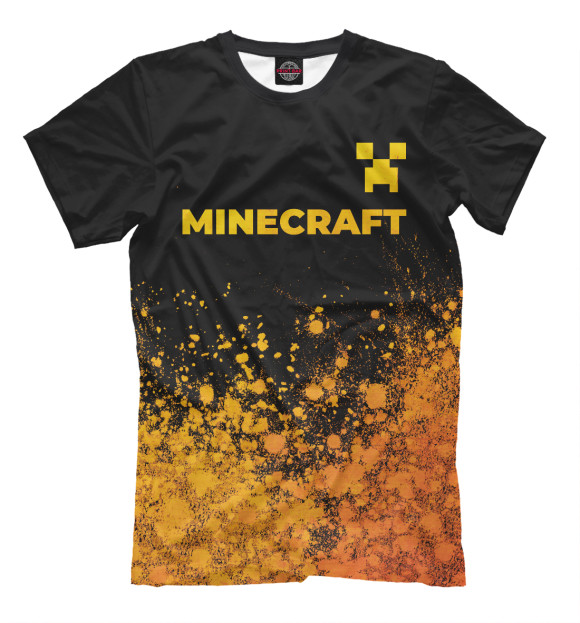 Футболка Minecraft Gold Gradient для мальчиков 