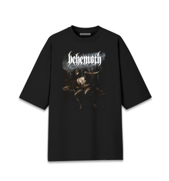 Мужская Хлопковая футболка оверсайз Behemoth