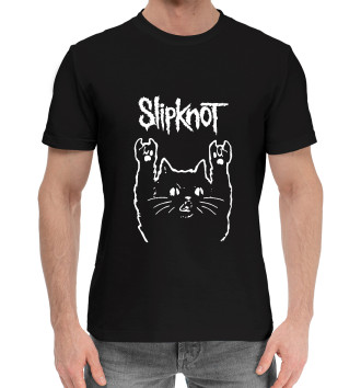 Мужская Хлопковая футболка Slipknot