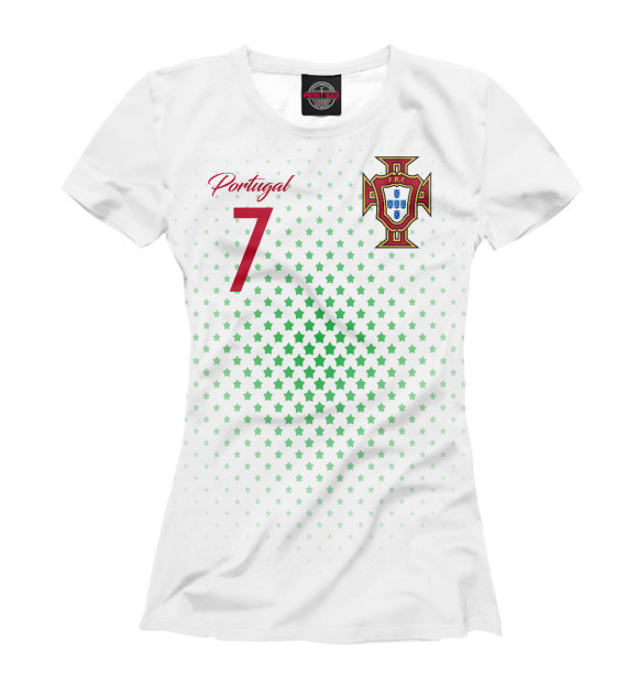 Футболка Криштиану Роналду - Сборная Португалии для девочек 