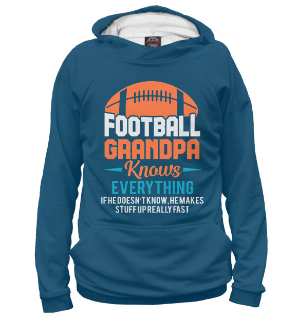 Худи American Football Grandpa для девочек 