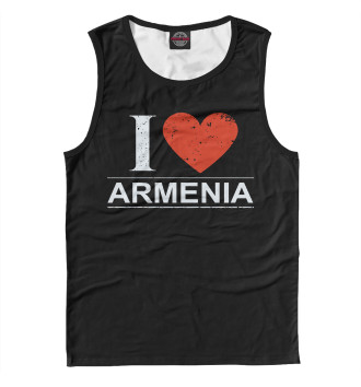 Мужская Майка I Love Armenia