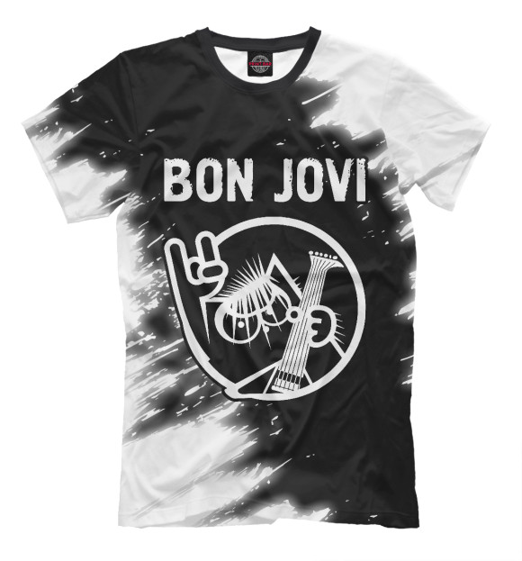 Футболка Bon Jovi / Кот для мальчиков 