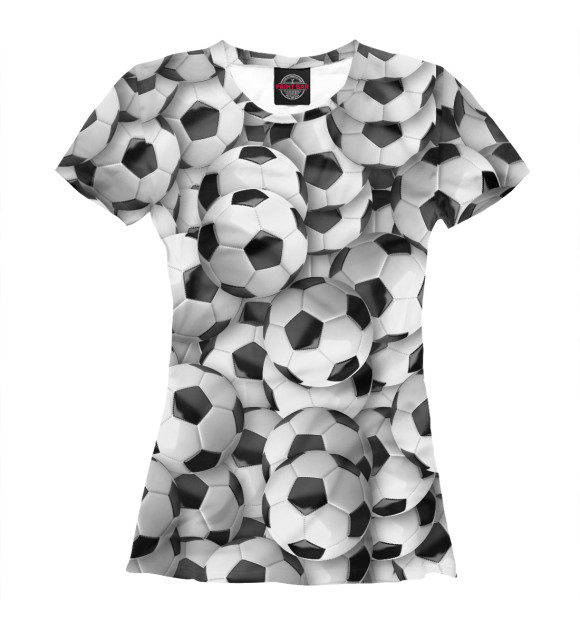 Футболка Футбольный мяч для девочек 