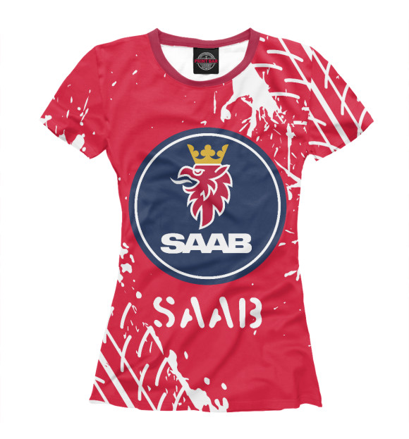 Футболка Сааб | SAAB для девочек 