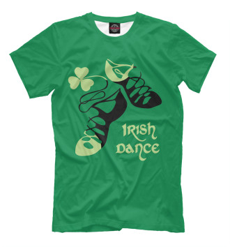 Мужская Футболка Ireland, Irish dance
