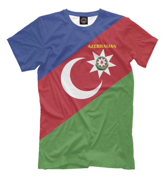 Футболка Azerbaijan - герб и флаг для мальчиков 