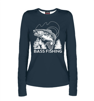 Женский Лонгслив Bass Fishing