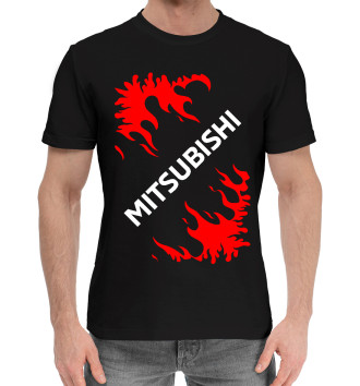 Хлопковая футболка Митсубиси - Огонь