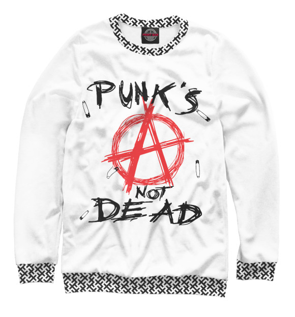 Свитшот Punks not Dead для мальчиков 