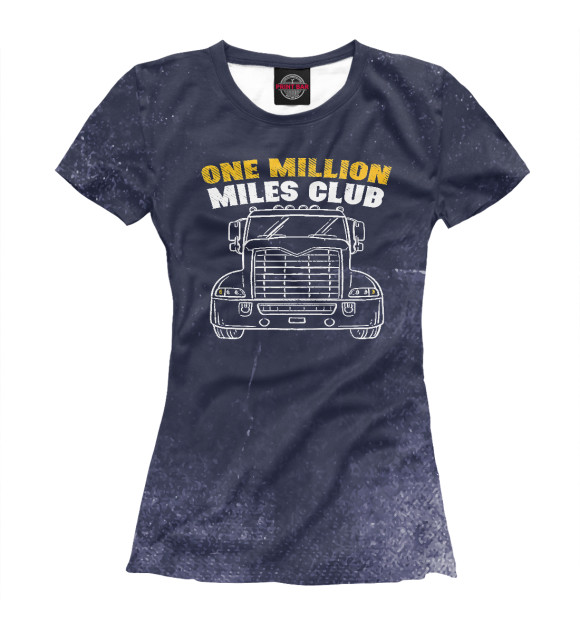 Футболка One Million Miles Club для девочек 