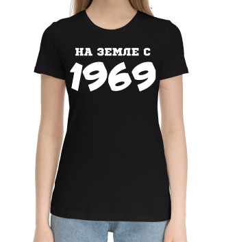 Хлопковая футболка НА ЗЕМЛЕ С 1969