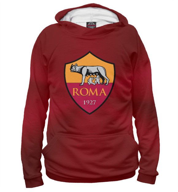 Женское Худи FC Roma Red Abstract