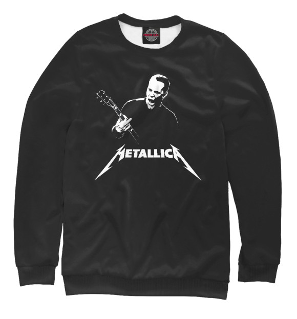 Свитшот Metallica. James Hetfield для девочек 