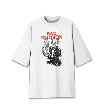 Хлопковая футболка оверсайз Bad Religion