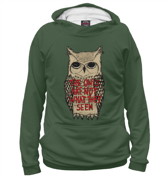 Худи The Owls Are Not What They Seem для девочек 