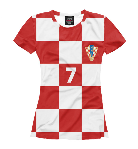 Футболка Ракитич Хорватия 7 для девочек 