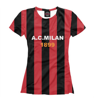 Женская Футболка A.C.Milan 1899