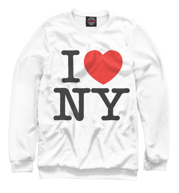 Свитшот I Love New York для мальчиков 