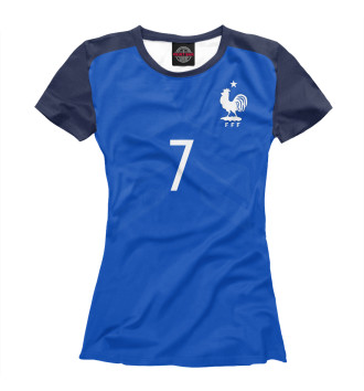 Футболка для девочек Гризманн Форма Сборной Франции