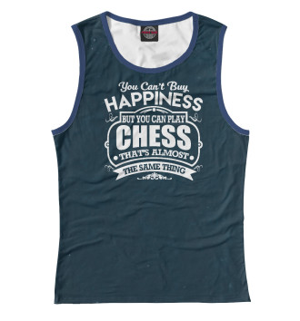 Майка для девочек You happiness Chess