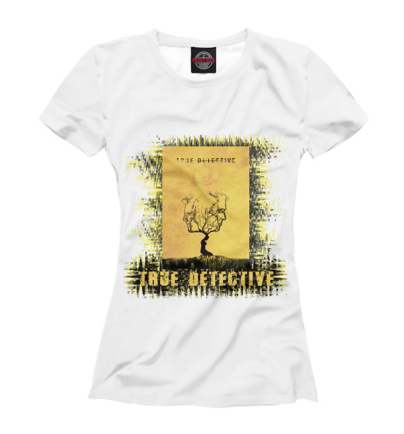 Футболка True detective (yellow theme) для девочек 