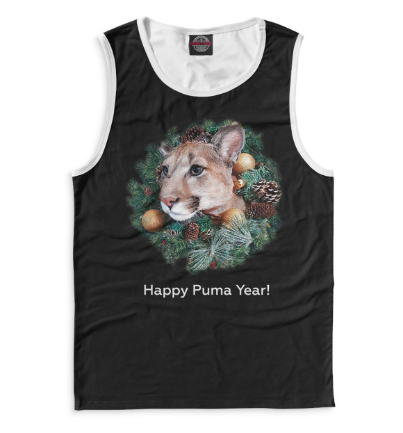 Майка Happy Puma Year! для мальчиков 