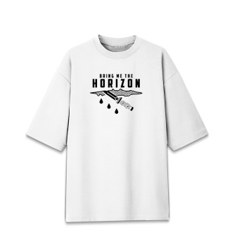 Женская Хлопковая футболка оверсайз Bring Me The Horizon