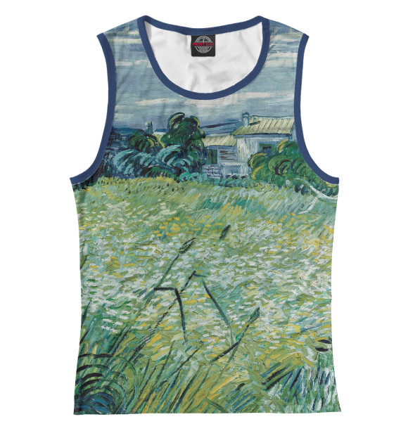 Майка Ван Гог. Зеленое пшеничное поле с кипарисом для девочек 