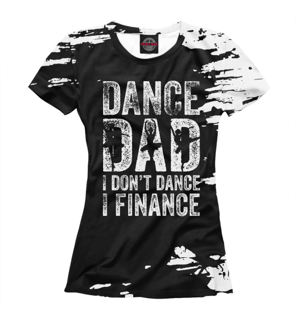Футболка Dance dad для девочек 