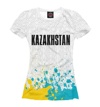Женская Футболка Kazakhstan / Казахстан