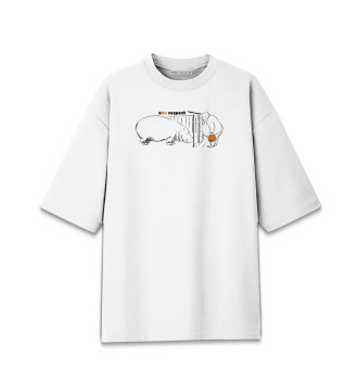 Женская Хлопковая футболка оверсайз Zoo Respect