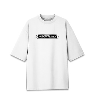 Хлопковая футболка оверсайз Freighliner