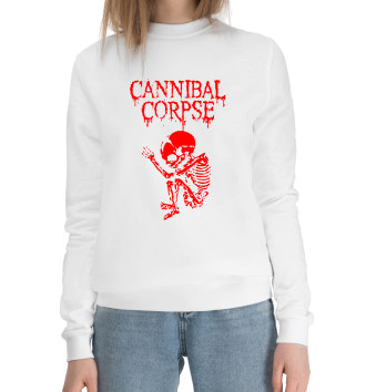 Женский Хлопковый свитшот Cannibal corpse