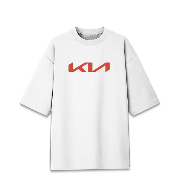 Женская Хлопковая футболка оверсайз KIA
