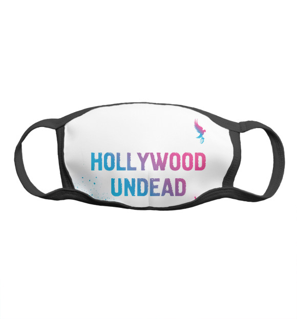 Маска Hollywood Undead Neon Gradient (брызги) для девочек 