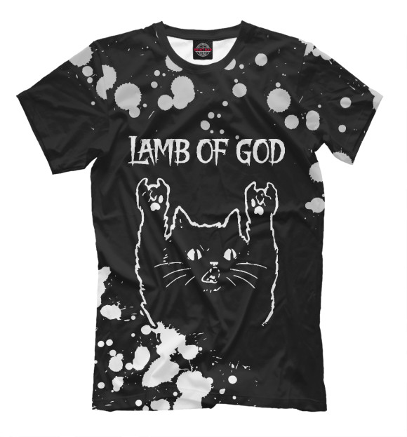 Футболка Lamb of God | Рок Кот для мальчиков 
