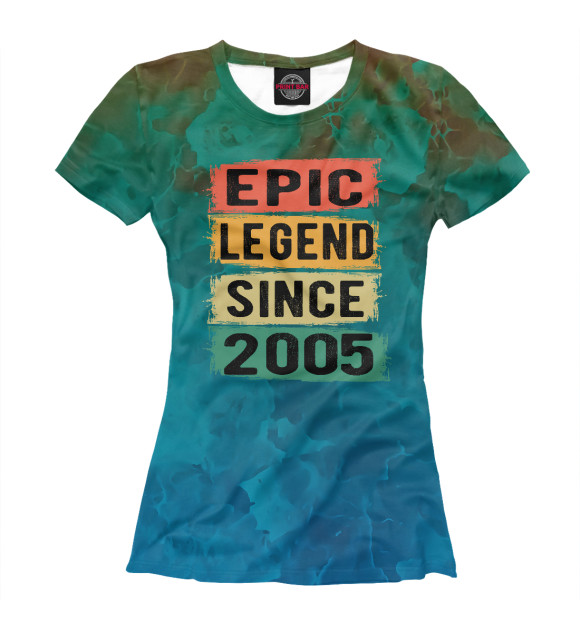 Футболка Epic Legen Since 2005 для девочек 