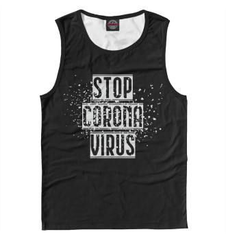 Майка для мальчиков Stop coronavirus