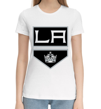 Женская Хлопковая футболка Los Angeles Kings