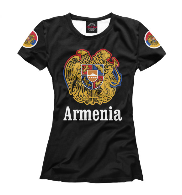 Футболка Герб Армении для девочек 