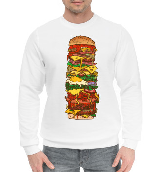 Хлопковый свитшот Большой гамбургер