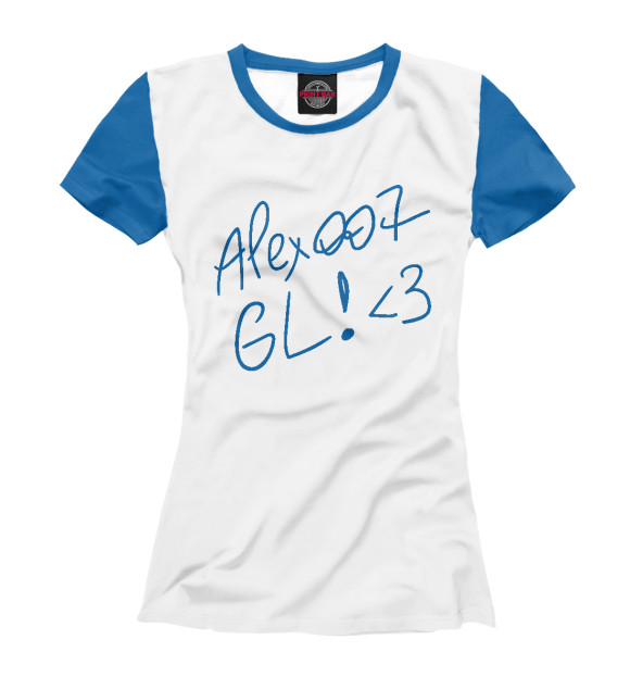 Футболка ALEX007: GL для девочек 