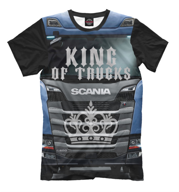 Футболка SCANIA - король грузовиков для мальчиков 