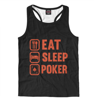 Мужская Борцовка Eat Sleep Poker
