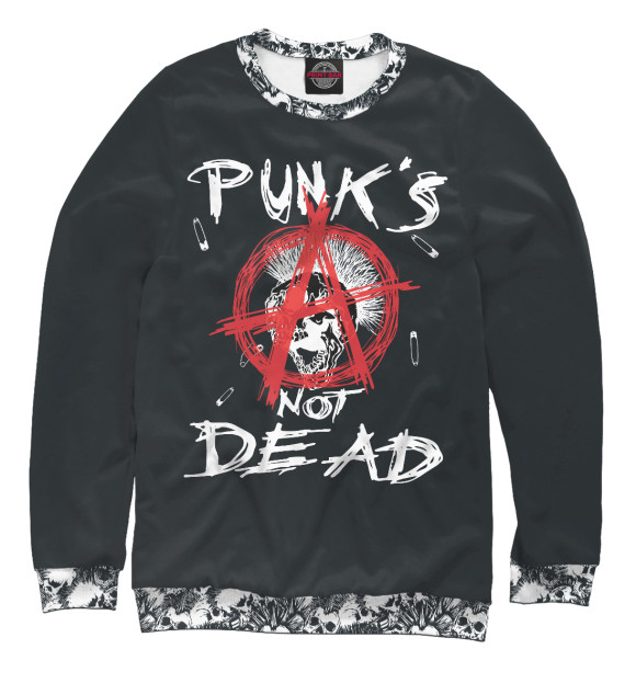 Свитшот Punk's Not Dead для мальчиков 