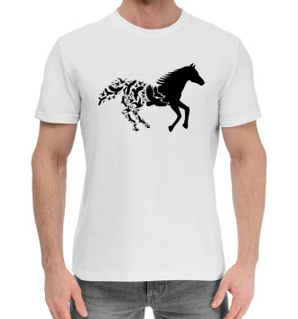 Хлопковая футболка Лошадь